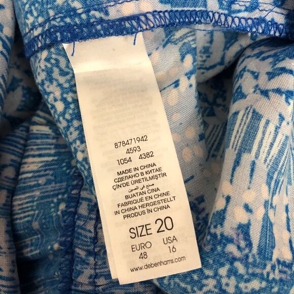 Mantaray Printed Jumpsuit 16 Debenhams - Picture 7 of 7